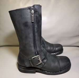 Harley-Davidson Black Leather Boots